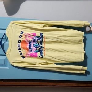 Raised on country long sleeve Tee